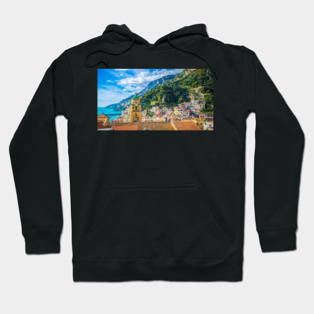 Amalfi village, Italy Hoodie by mitzobs